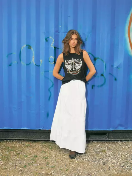 Freja popeline hame - Mekot ja hameet - 27033241 - 1