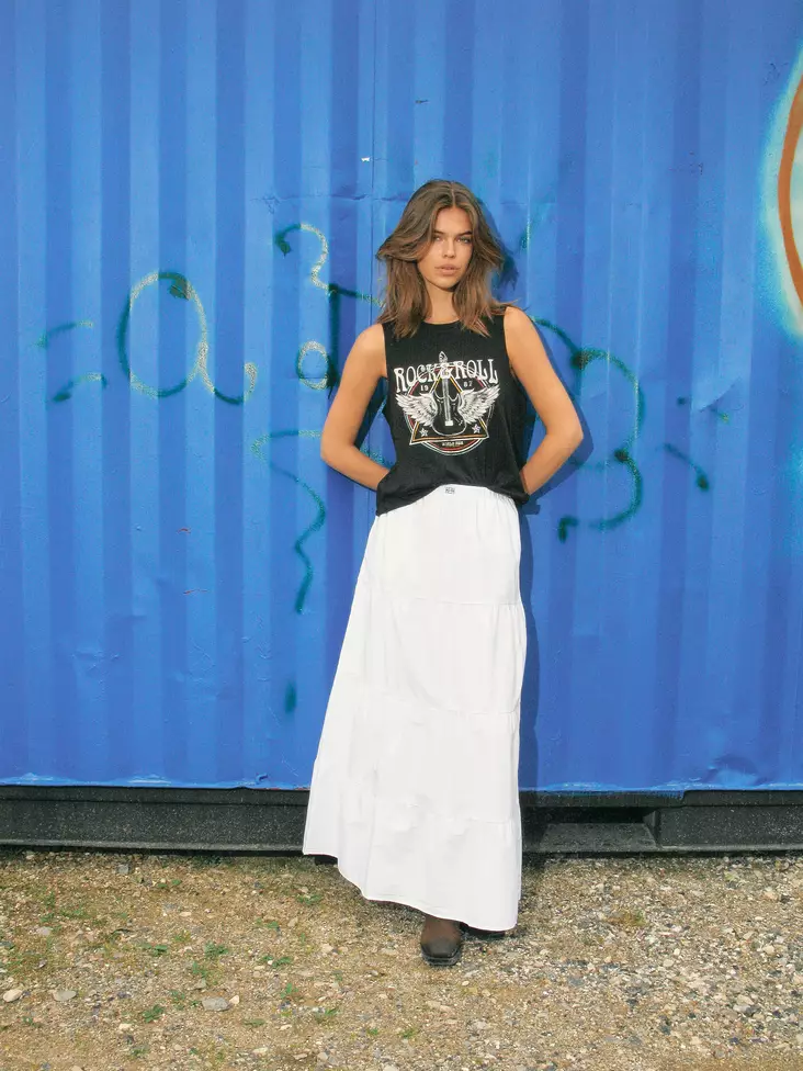 Freja popeline hame - Mekot ja hameet - 27033241 - 1