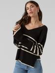 Happinessstripe neule - Naisten neuleet - 10296202 - 3