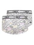 Smiley tyttöjen hipsterit 2-pack. - Tyttöjen asusteet - 15241442 - 2