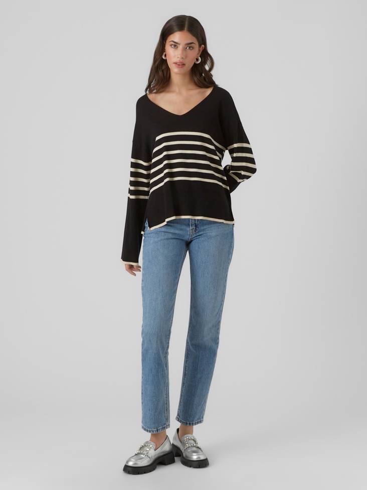 Happinessstripe neule - Naisten neuleet - 10296202 - 1