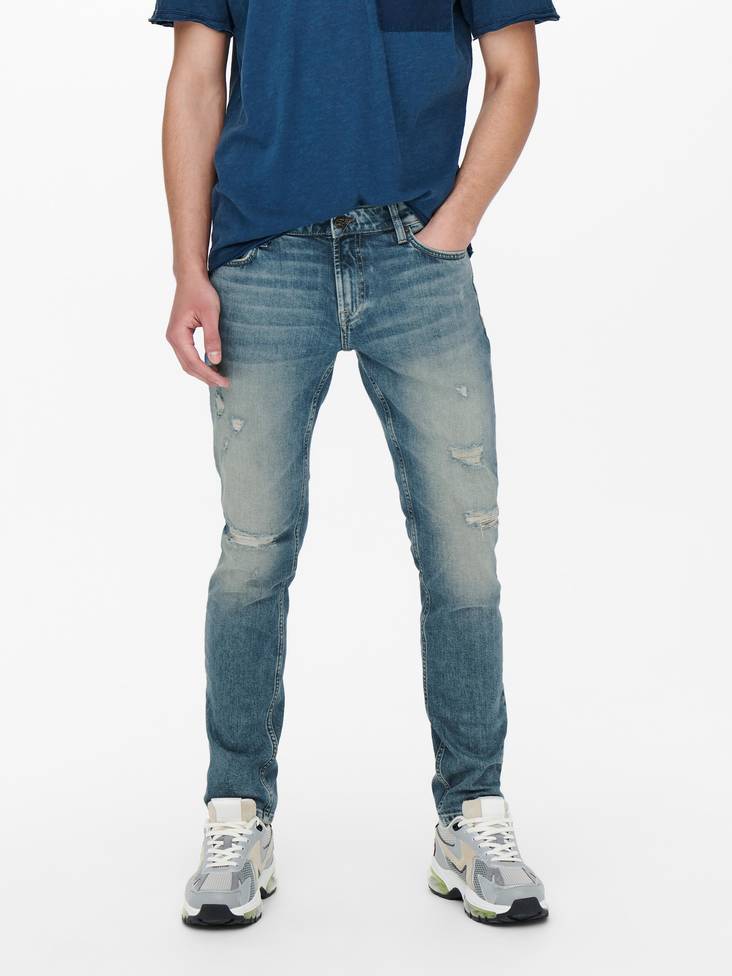 Loom miesten farkut - Miesten housut ja shortsit - 22022203 - 1