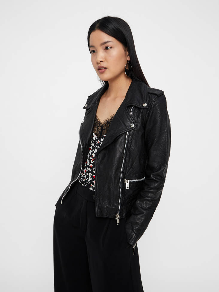Nora biker nahkatakki - Naisten jakut ja takit - 27006313 - 1