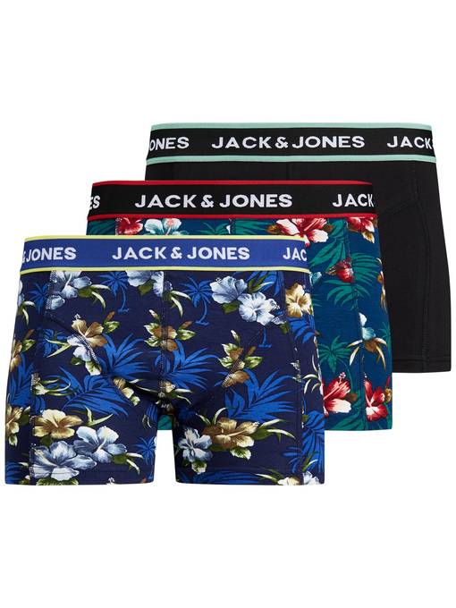 Flower miesten boxerit 3 pr/pkt - Miesten asusteet - 12171253 - 1