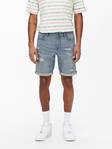 Ply farkkushortsit - Miesten housut ja shortsit - 22021894 - 2