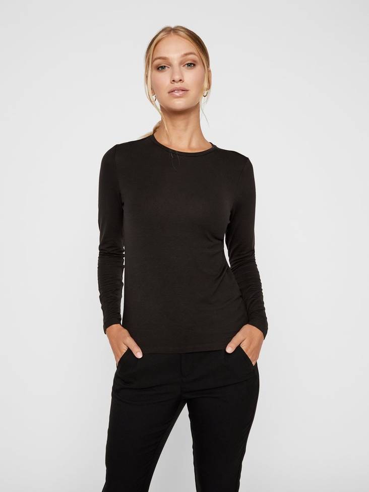 Ava naisten pitkähihainen paita - Naisten paidat ja topit - 10217555 - 1