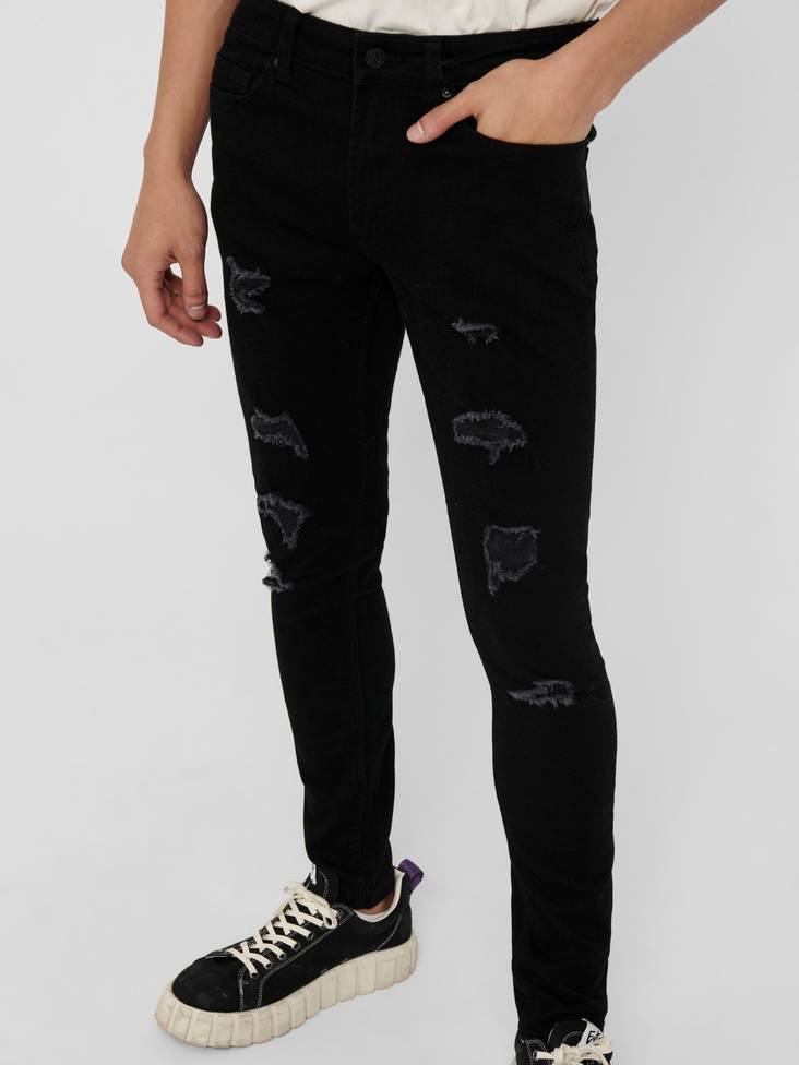 Warp miesten skinny-farkut - Miesten housut ja shortsit - 22018656 - 1