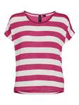 Wide stripe t-paita - Naisten paidat ja topit - 10190017 - 11