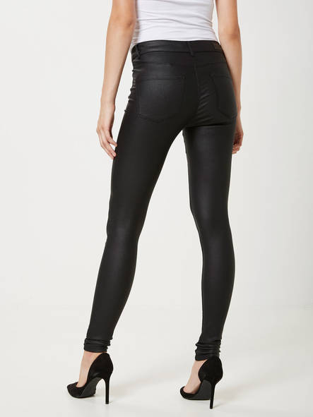 Seven coated housut - Naisten housut ja shortsit - 10138972MUSTA - 2