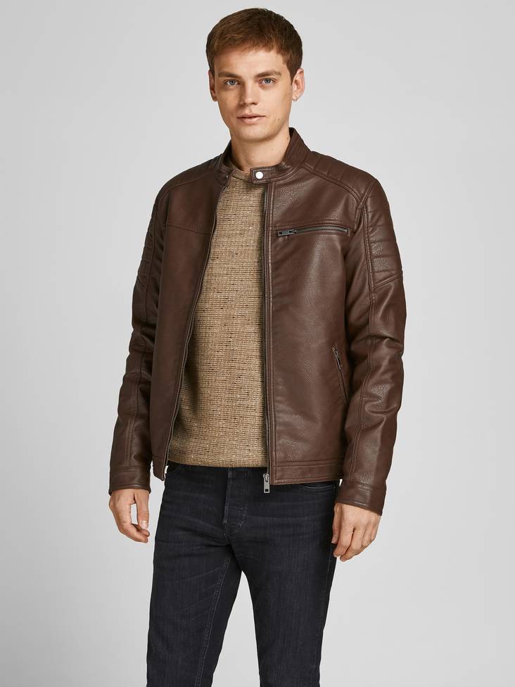 Rocky keinonahkatakki - Miesten takit ja bleiserit - 12147218RUSKEA - 1