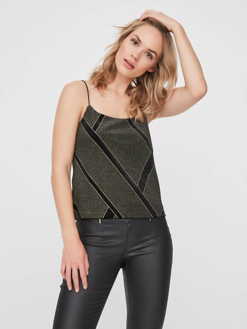 Diva naisten toppi - Naisten paidat ja topit - 27009301MUSTA - 1