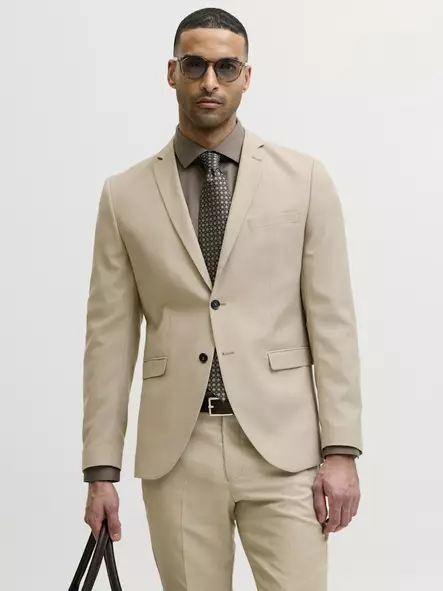Solaris puvuntakki - Miesten takit ja bleiserit - 12141107BEIGE - 1