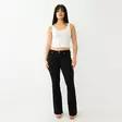 Joey farkut - Naisten housut ja shortsit - 208483BLK - 4