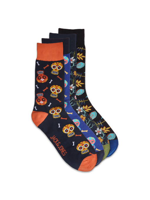 Skull miesten sukat 4 pack - Miesten asusteet - 12171148SKULL - 1